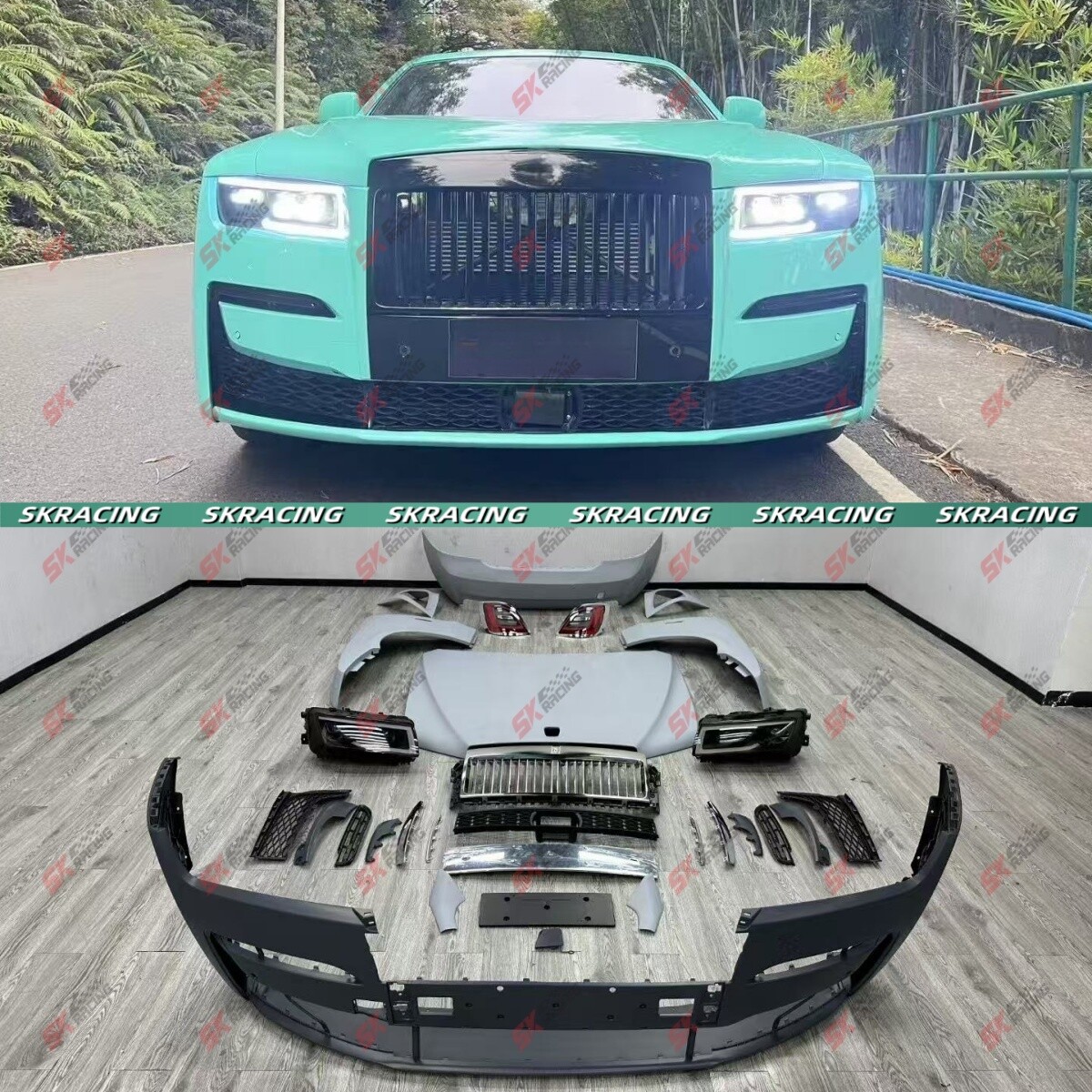 Old To New Body Kits Front Rear Bumper Upgrade 2024 Fits Rolls Royce Ghost 10-14