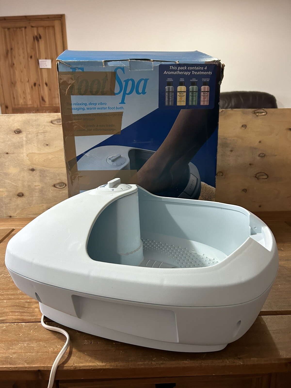Remington Aroma F7010 Portable Foot Spa/Bath with 2 Vibration Speed