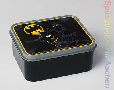 LEGO Storage The Batman Movie Brotdose Schwaz Lunch Box Black DC Comics 