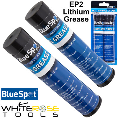 BlueSpot Mehrzweckfett EP2 Lithium Patrone Tube 3oz 85g 2er-Pack Fettpistole
