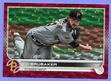 2022 Topps Series 2 JT Brubaker RED Auto #117/199 Card #556