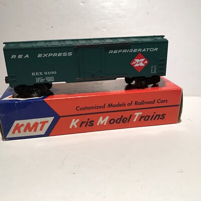 KMT/Kris Model Trains REA Express Refrigerator Reefer REX 6100 BRAND NEW