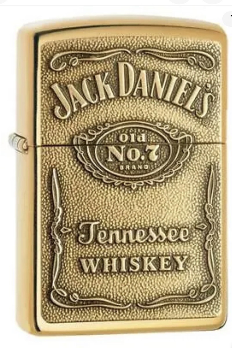 Zippo - Jack Daniels Brass | eBay