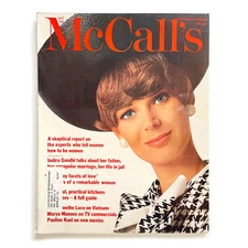 1966 McCall's Magazine Issue • Women • Lifestyle • Mod Fashion • Home • Crafts