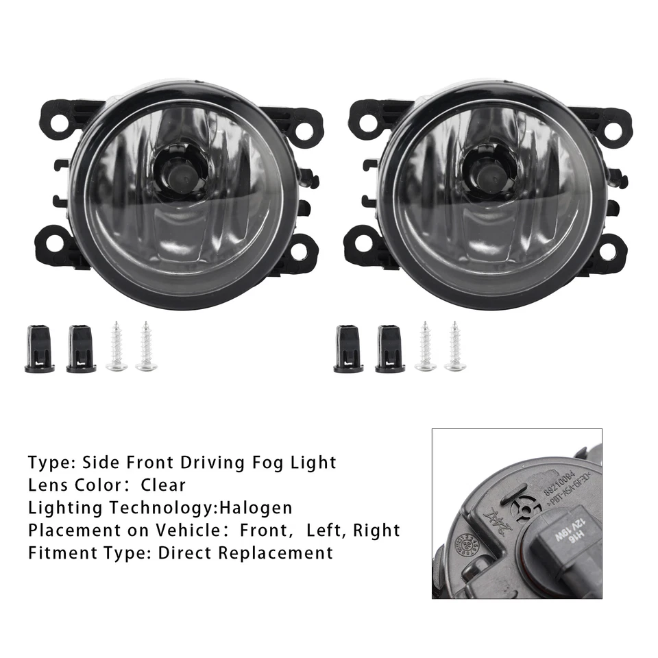 Pair Front Driving Fog Light LH/RH 2N11-15201-AB For Ford Focus 2007-2011 AU - image 2 of 4