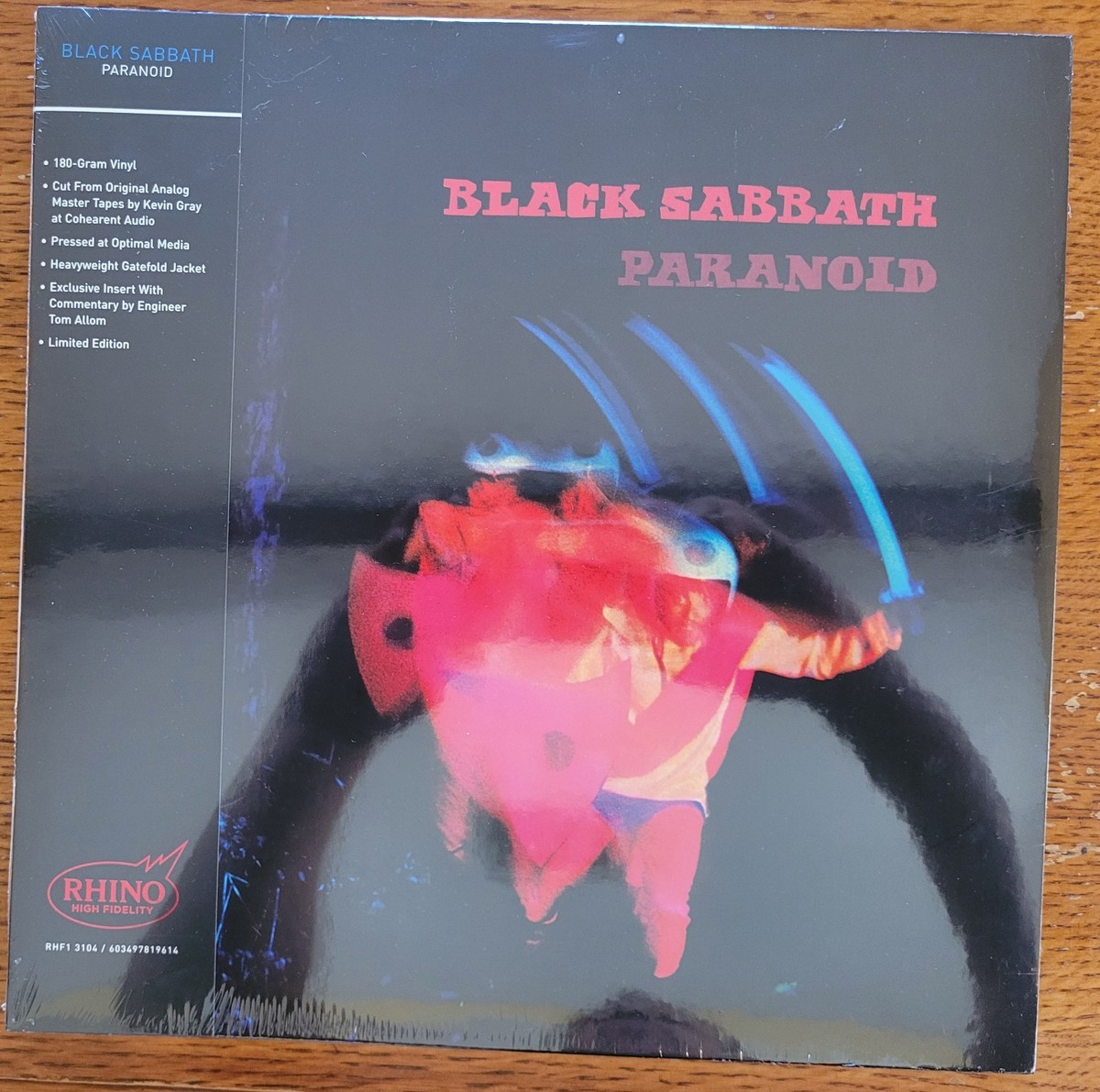 BLACK SABBATH- Paranoid LP Rhino Hi Fidelity 2025 NUMBERED