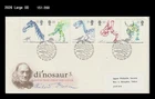 Dinosaur,Prehistory,Fossil,Wildlife,Science,History,UK 1991 FDC,Cover to Japan