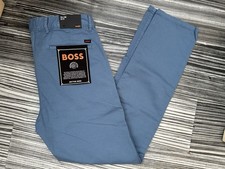 Image of New Men’s Hugo Boss Chino Trousers Slim UK 33” Waist