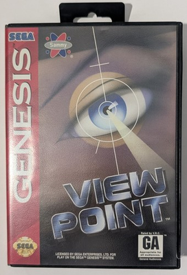 #ad Viewpoint Sega Genesis CIB Cleaned and Tested Working $55.65