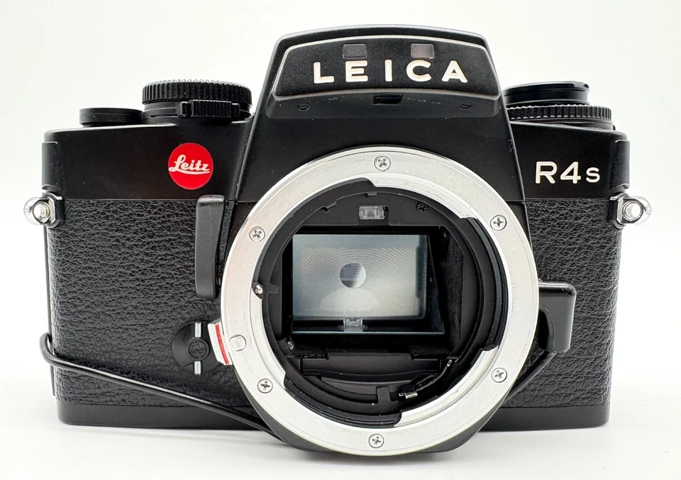 Meter Works [COMO NUEVO] Leica R4s Negro SLR 35mm Film Camera Body R4 Data... - Imagen 3 de 4