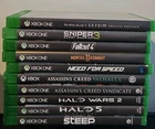 New ListingXbox One Video Game lot 10 Games, Halo, Assassin's Creed, Skyrim, Mortal Kombat.