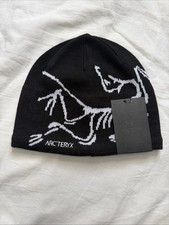 Arc teryx Bird Head Toque Beanie Orca - Black Wool Unisex Winter Hat - NWT