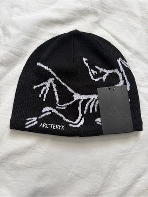 Arc teryx Bird Head Toque Beanie Orca - Black Wool   Unisex Winter Hat - NWT