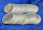 2 Rolls 1964 Kennedy BU Silver Halves 90% Silver (40 Coins) Gorgeous Coins