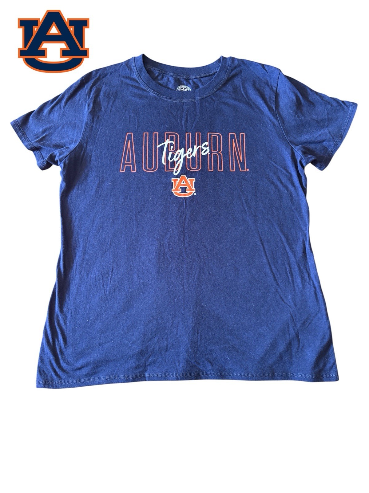 Rivalry Threads Auburn Tigers NCAA Blue Shirt Size L