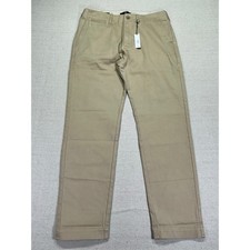 Banana Republic NWTs Men's 32 Authentic Slim Chino Khaki Pants Office Work Wear
