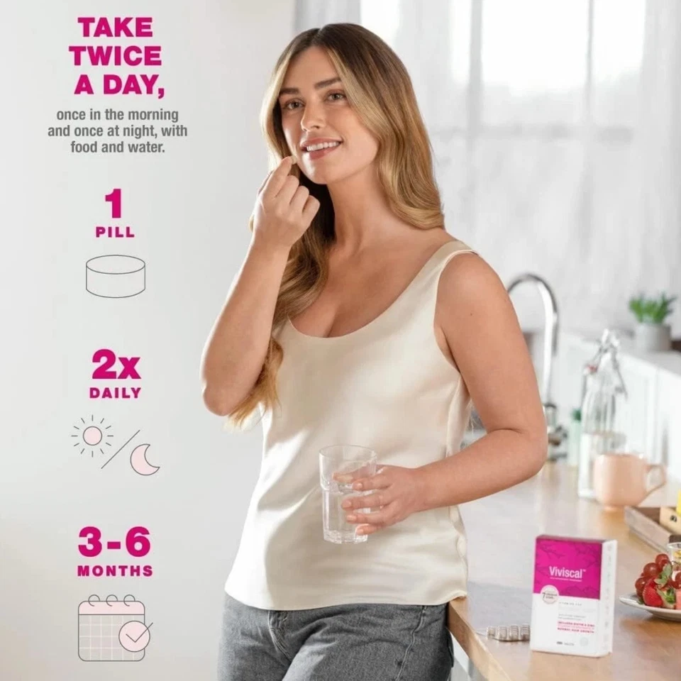 WOW!!! Viviscal Maximum Strength Hair Growth Supplement 90 Tablets - BBE 07/25 - Image 4 of 4