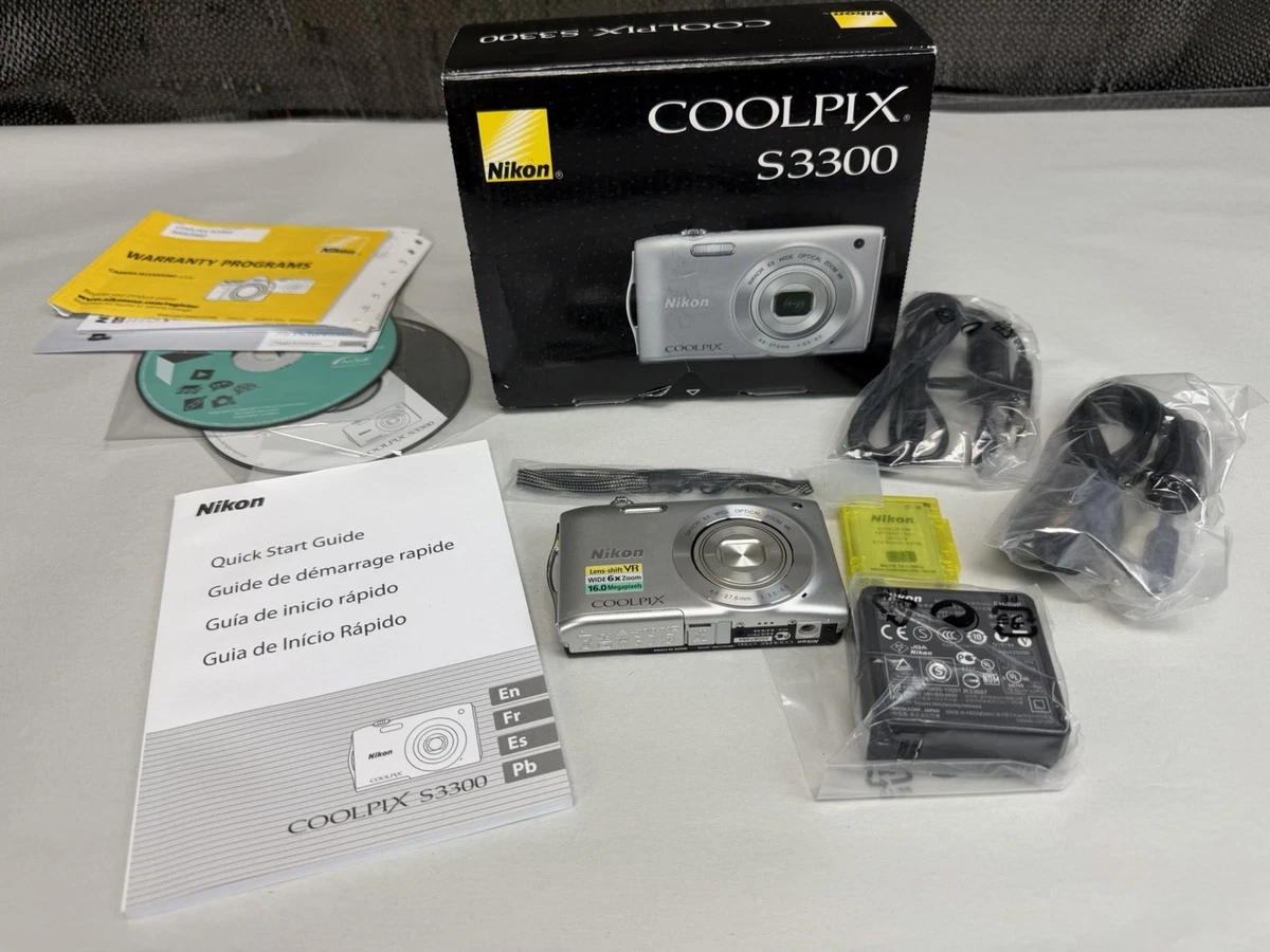 Preços baixos em Câmeras digitais Nikon S3300 | eBay