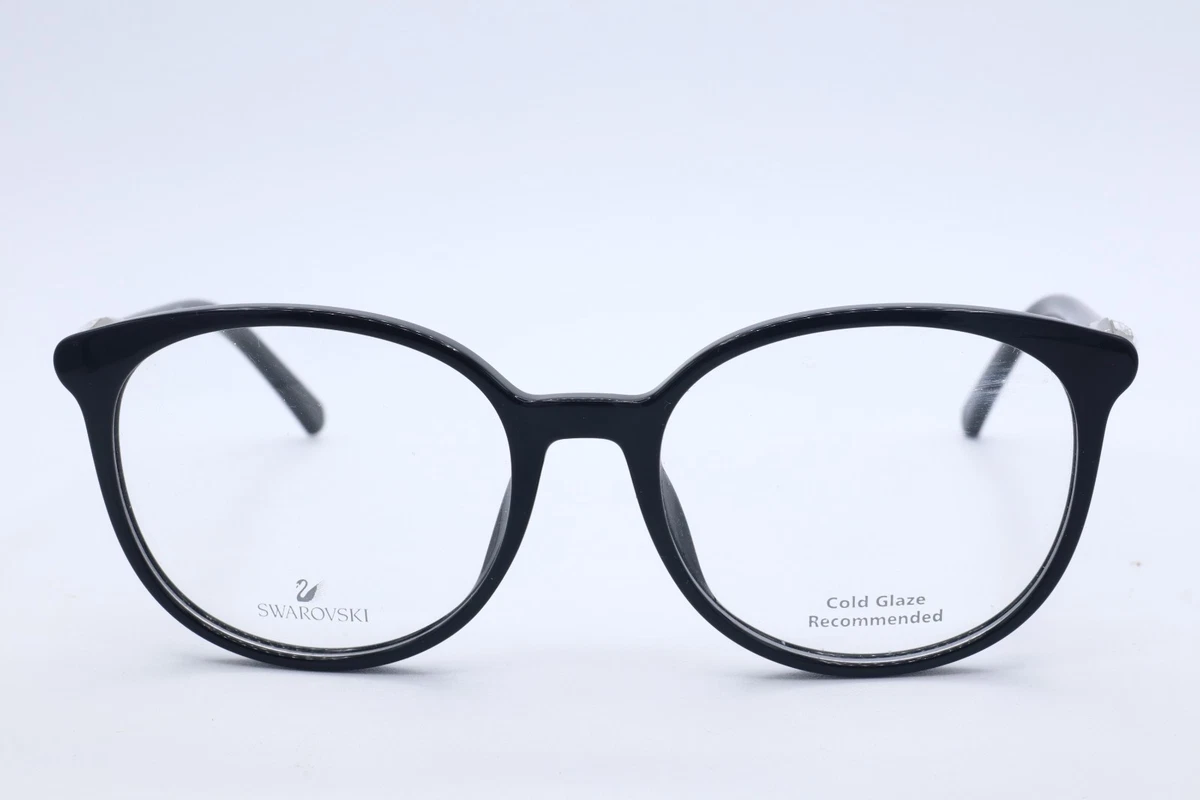 Swarovski Unisex Eyeglasses Butterfly Shape Shiny Deep‎ SK5398 SK2058D Eyeglasses - Swarovski Authorized Retailer  main image 3