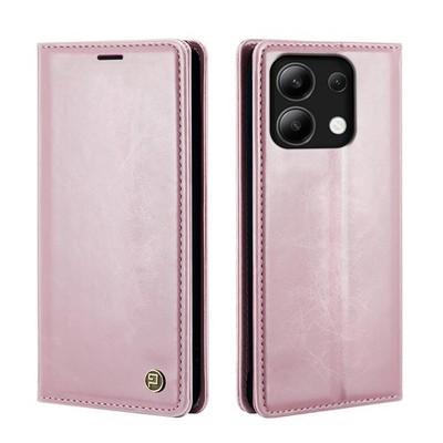 Handy Hülle für Xiaomi Redmi Note 13 Pro 5G Handyhülle Case Klapphülle RFID Rosa