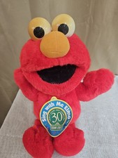 Sesame Street Sing With Me Elmo 30th Anniversary Medium Plush 1999