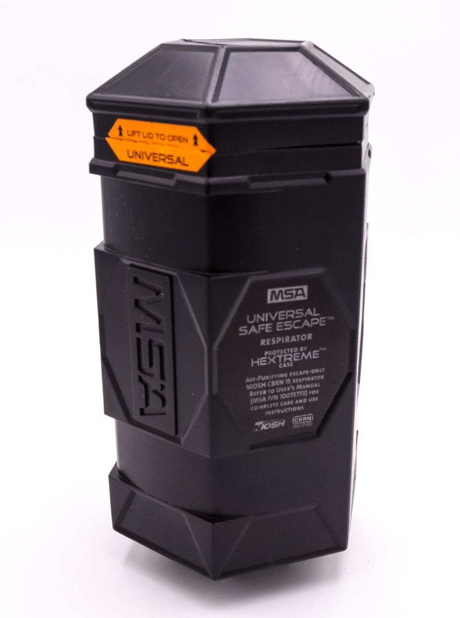 MSA UNIVERSAL SAFE ESCAPE  NIOSH MODEL #10073773 (READ DESCRIPTION) Sealed Case