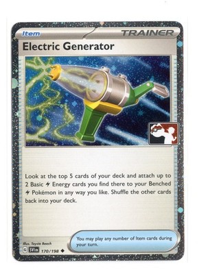 Electric Generator 170/198 Uncommon Holo Prize Pack Series Cards Pokemon TCG