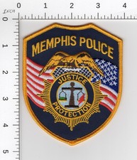 MEMPHIS TENNESSEE ( UPDATED FLAG VERSION ) COLLECTIBLE POLICE EMBROIDERED PATCH