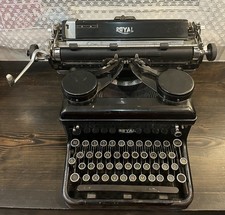 Vintage 1936 Royal Typewriter H Victory Serial KH-185502 UNTESTED PARTS ONLY thumbnail