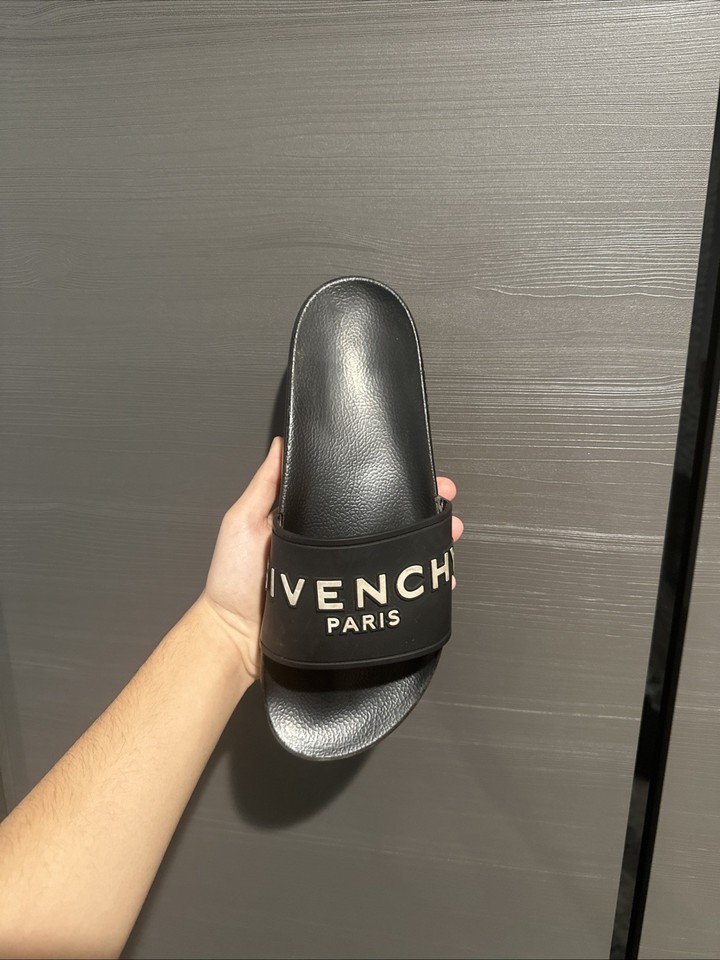 Givenchy Paris Logo Pool Slides Sandals EBay givenchy-paris-logo-pool-slides-sandals-ebay