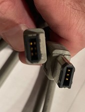 15ft Firewire Cable 6 Pin to 6 Pin - Gray
