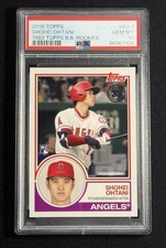 2018 TOPPS 1983 TOPPS BASEBALL ROOKIES #83-1 SHOHEI OHTANI RC PSA 10