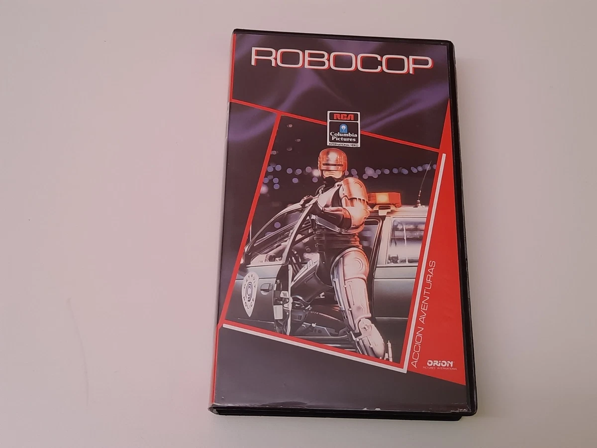 Robocop 1987 Uncut VHS ES PAL RCA Columbia Video Peter Weller Paul Verhoeven