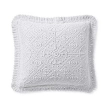 NEW Serena Lily Winslow Euro Pillow Sham-White