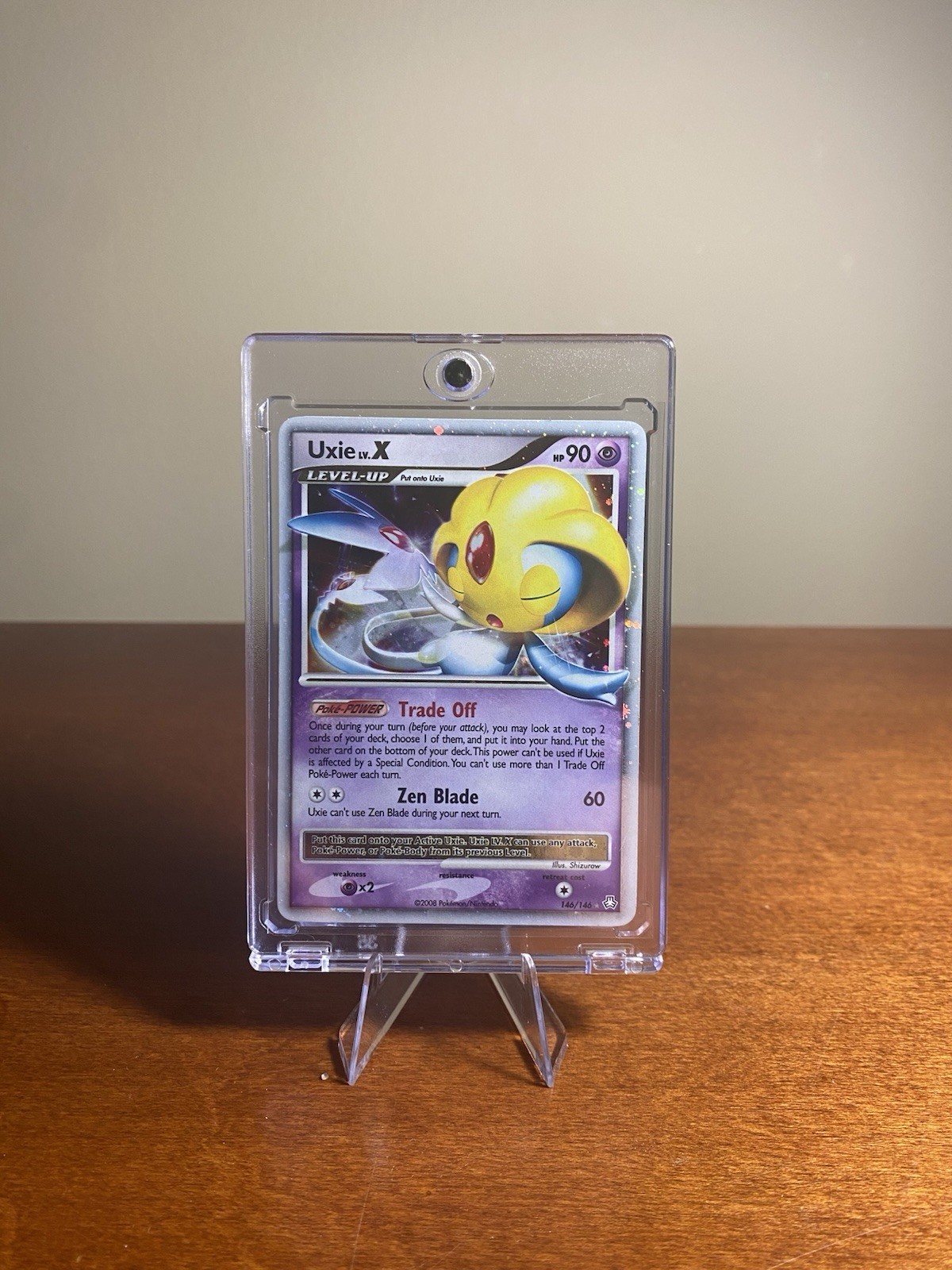 Uxie LV.X 2008 Diamond & Pearl: Legends Awakened #146 Holo NM Pokémon Vintage