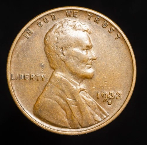 ✅  1932-D Lincoln Wheat Cent Penny EF +   "Actual Coin Pictured"    FREE S&H