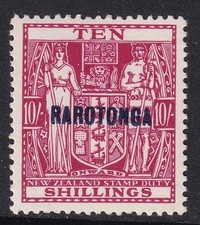 Cook Islands 1931 - Sg97 - 10/ carmine-lake - MNH