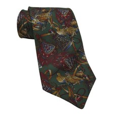 Burberrys 100 silk tie vintage made in England Old Money Luxury Designer