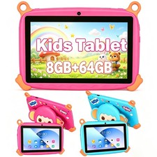 7-inch Kids Tablet with Parental Control, Android 13 8GB 64GB Birthday Gift
