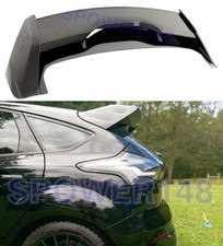 For 2013-2018 Ford Focus Hatchback Rs Rear Roof Spoiler Wing Gloss Black Painted