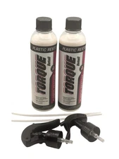 Lot of 2 Torque Detail Plastic & Trim Restorer Spray Restores, Shines Protects