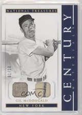 2018 National Treasures Century Materials Duals Holo Gold 1/10 Gil McDougald 6fs