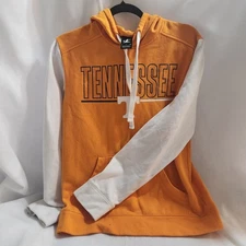University of Tennessee size S Logo Athletic pullover hoodie orange and white