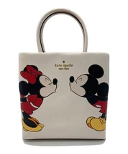 Kate Spade                    Mickey & Minnie 2-way shoulder bag ivory
