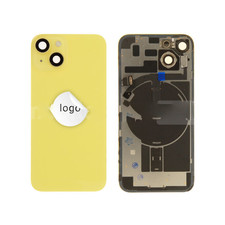 Original Cache Batterie Grade A Jaune Pulled Reconditionné pour Apple iPhone 14