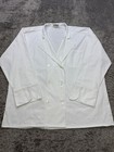 Uncommon Threads Chef Coat Adult 2Xl White Double Breasted Kitchen Cook Jacket