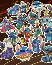 50 Pieces Bundle Pack Stickers Lilo N Stitch High Glossy Finish