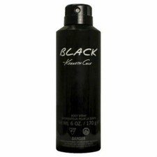 Black by Kenneth Cole 6 oz All Over Body Spray Men In Can 100 Full as Pictured