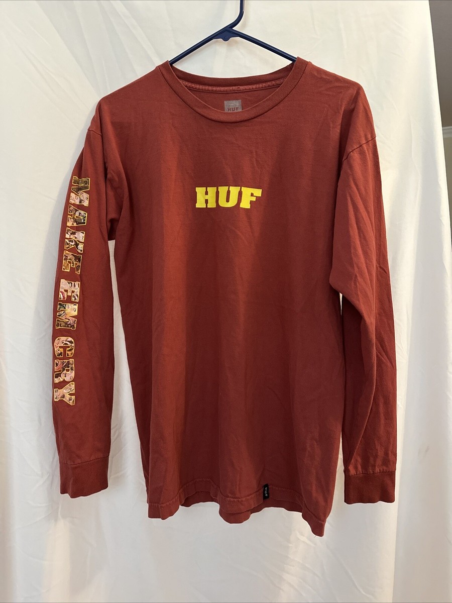 ☆HUF(ハフ)☆MAKE EM CRY L/S TEE (長袖シャツ) Huf Make Em Cry Long Sleeve T Shirt Men's M | eBay