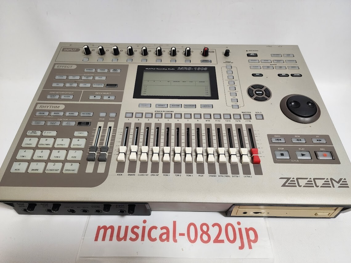 ZOOM MRS-1608 マルチトラックレコーディングスタジオ /ケース付き Zoom MRS 1608 16-Track / Multi Track Digital Recording Studio with